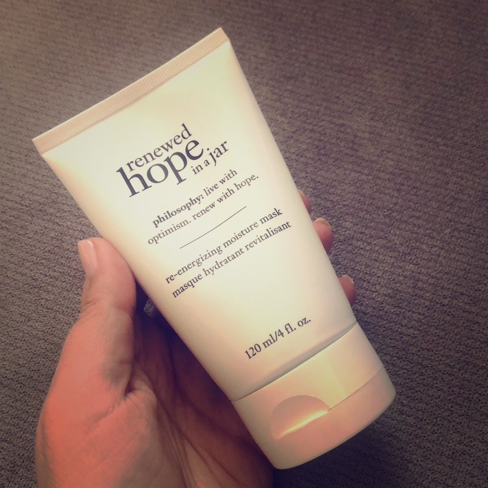 Renewed hope in a jar hydration mask